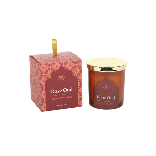 Arabian Nights Rose Oud Scented Candle