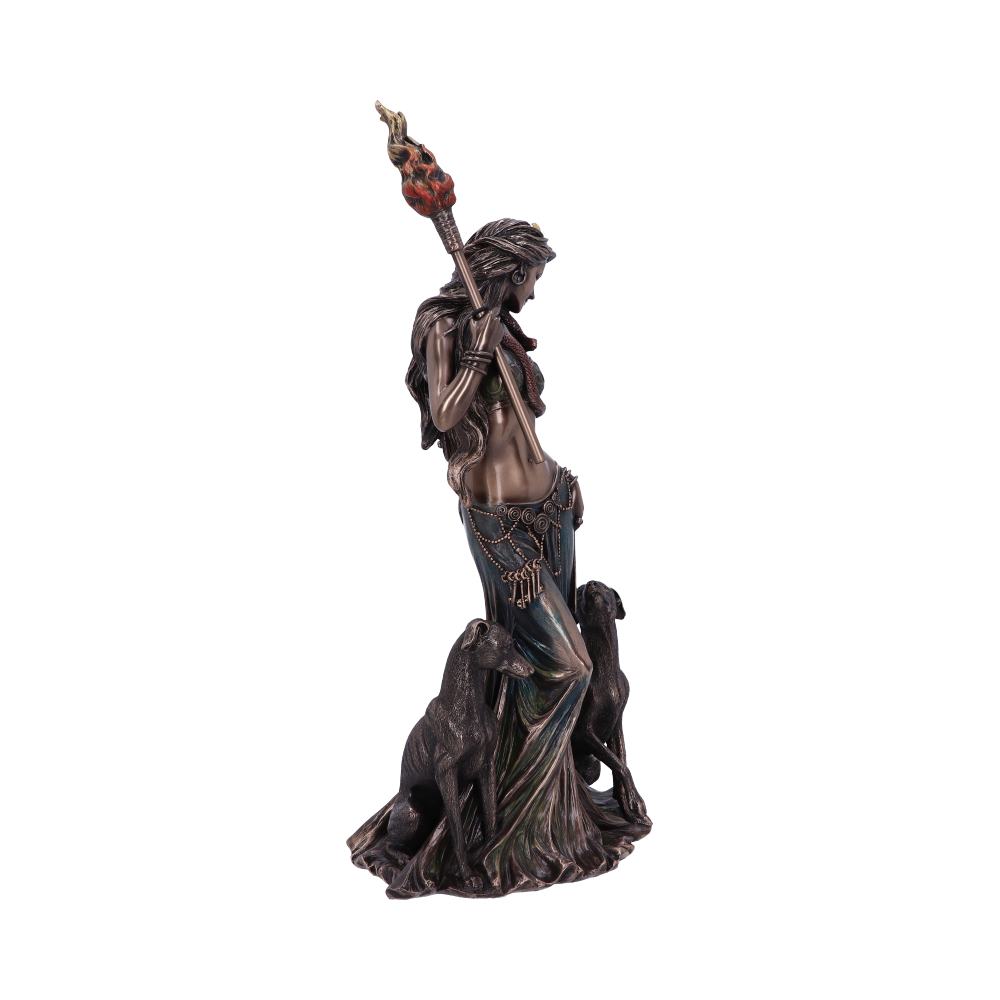 Bronze Mythological Hecate Moon Goddess Figurine 34cm