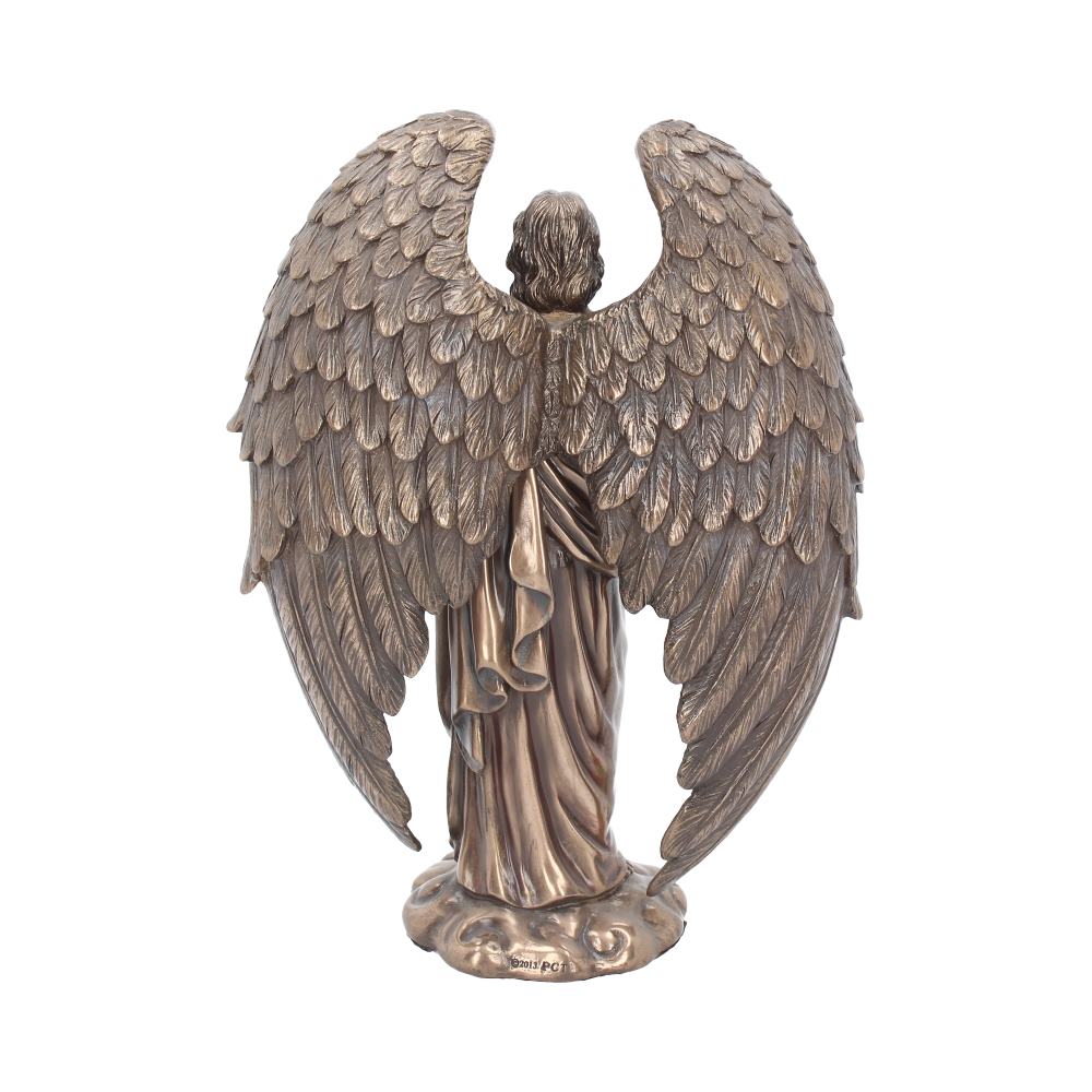 Bronzed Flower Of Life Metatron Archangel Figure  26cm