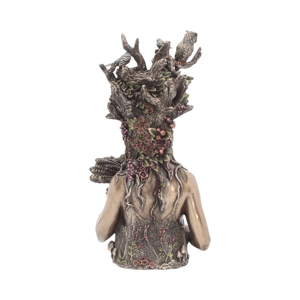 Bronzed Mother Earth Gaia Bust 26cm