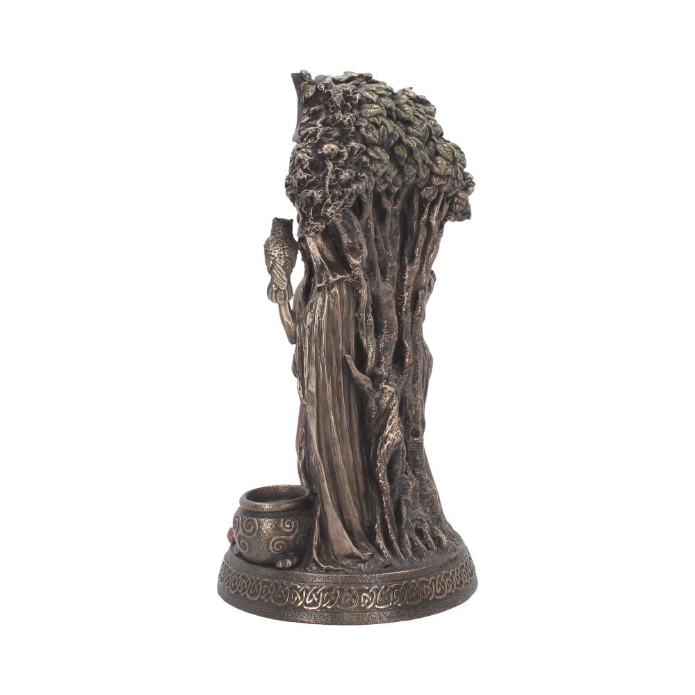 Bronzed Maiden, Mother, Crone Triple Moon Figurine