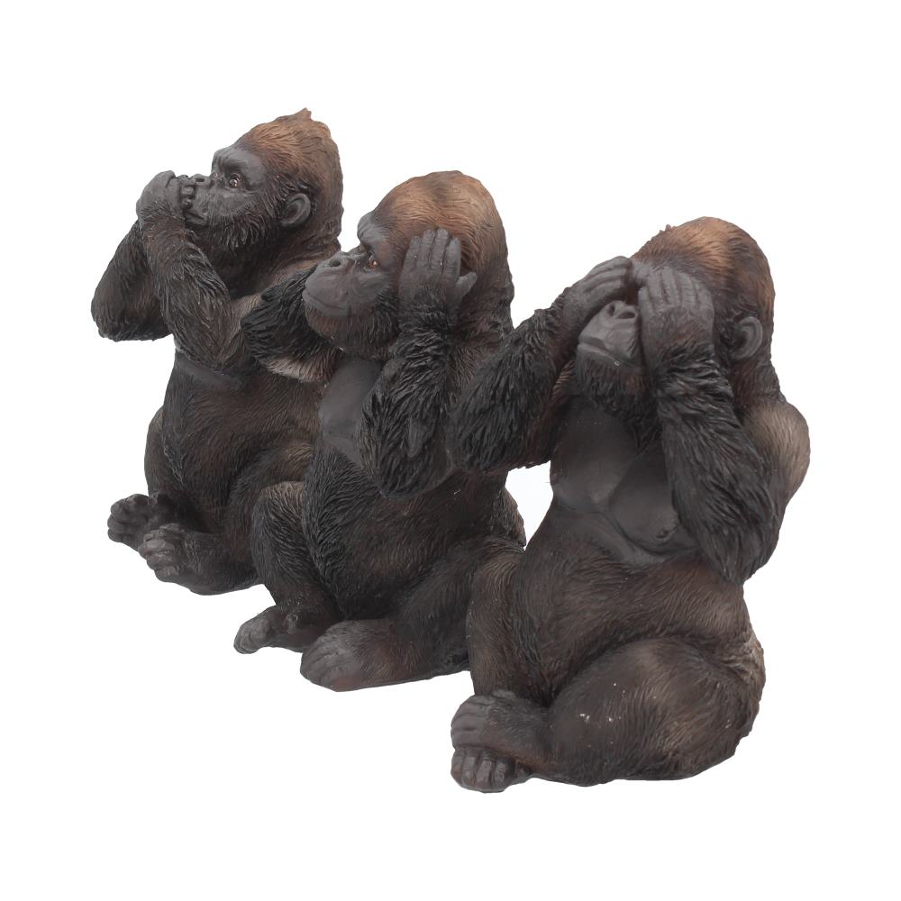 Three Wise Gorillas Figurine Gorilla Ornaments