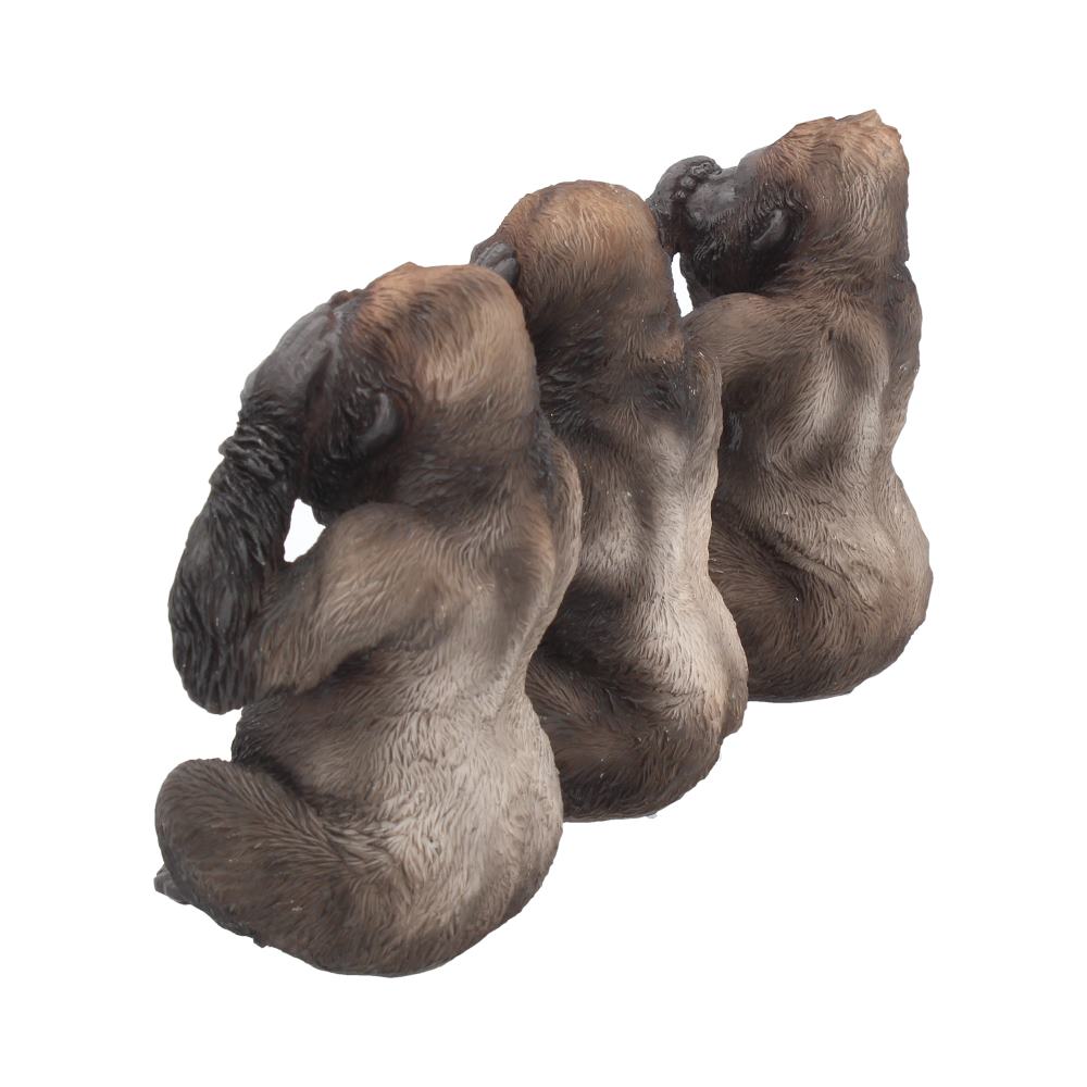 Three Wise Gorillas Figurine Gorilla Ornaments