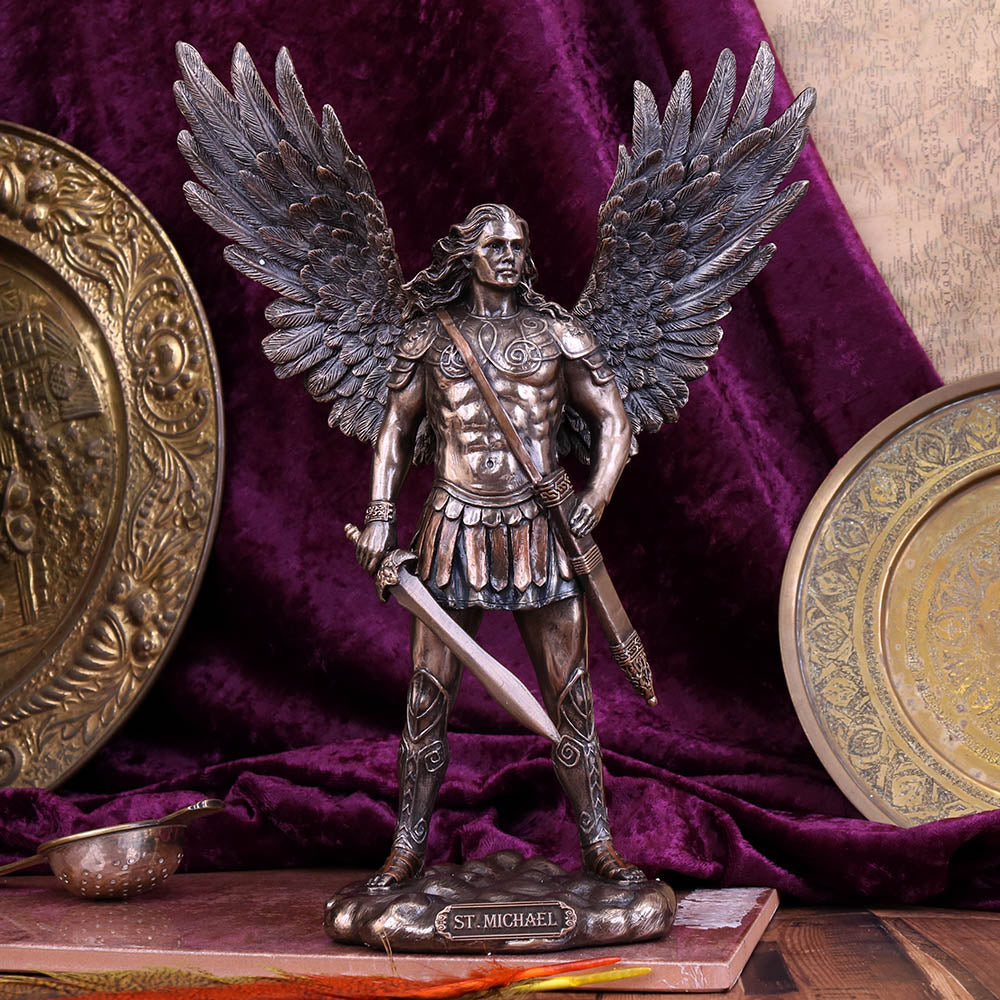 Saint Michael Divine Archangel Figurine 27.5cm