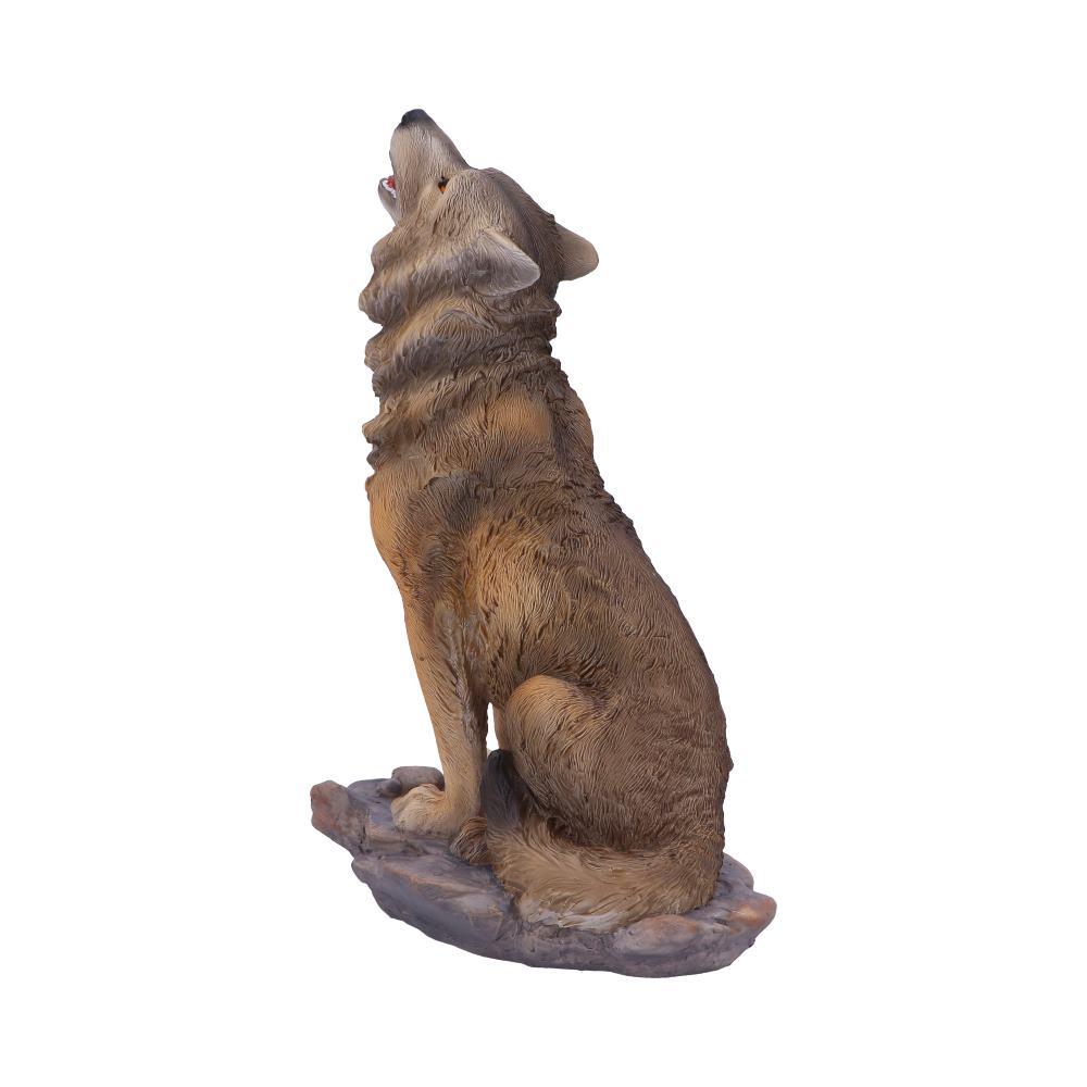 Mountains Cry Howling Wolf Figurine 20cm