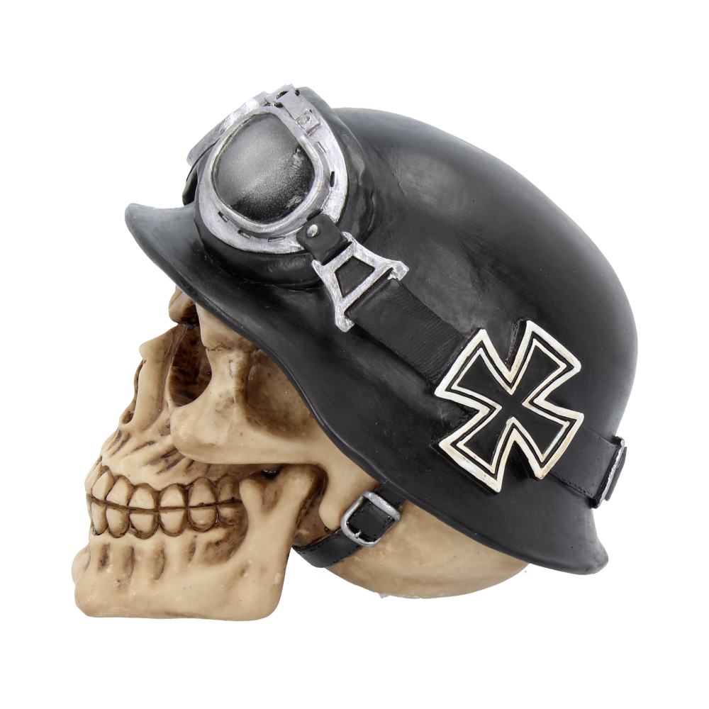 Iron Cross Helmet and Goggles Biker Skull