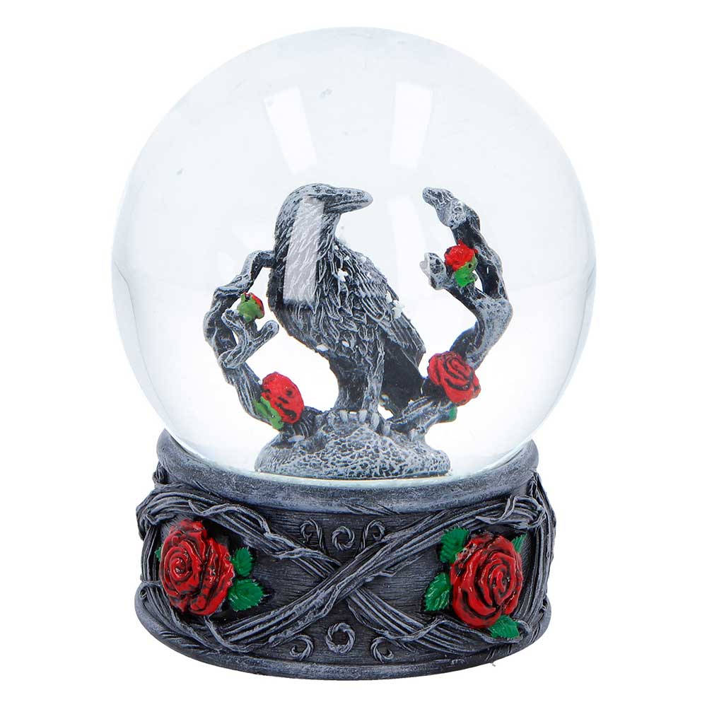 Twilight Bloom Gothic Snow Globe