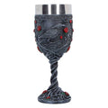 Twilight Bloom Gothic Raven Goblet 19.5cm