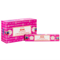 Set of 12 Rose Incense Sticks by Satya (12/50)