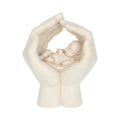 Large Shelter 17.5cm Baby in Cradled Hand Figurine