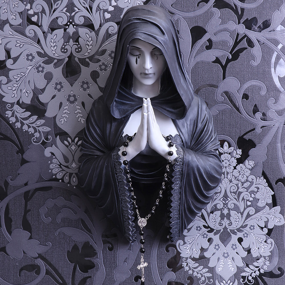 Gothic Prayer Wall Plaque Designed By Anne Stokes 39cm