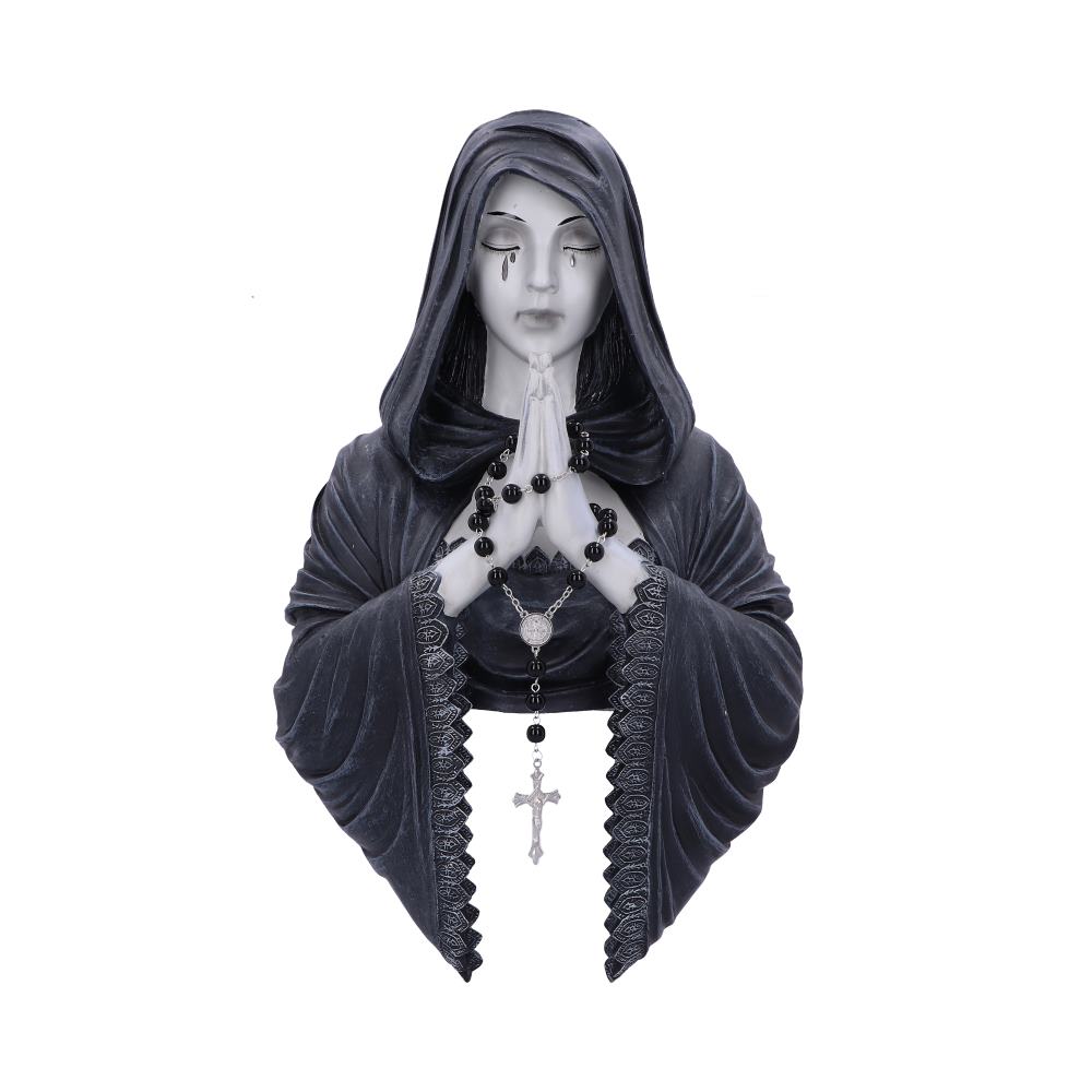 Gothic Prayer Wall Plaque Designed By Anne Stokes 39cm