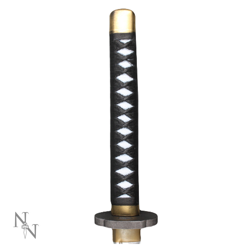 Black and White Handled Katana 99cm