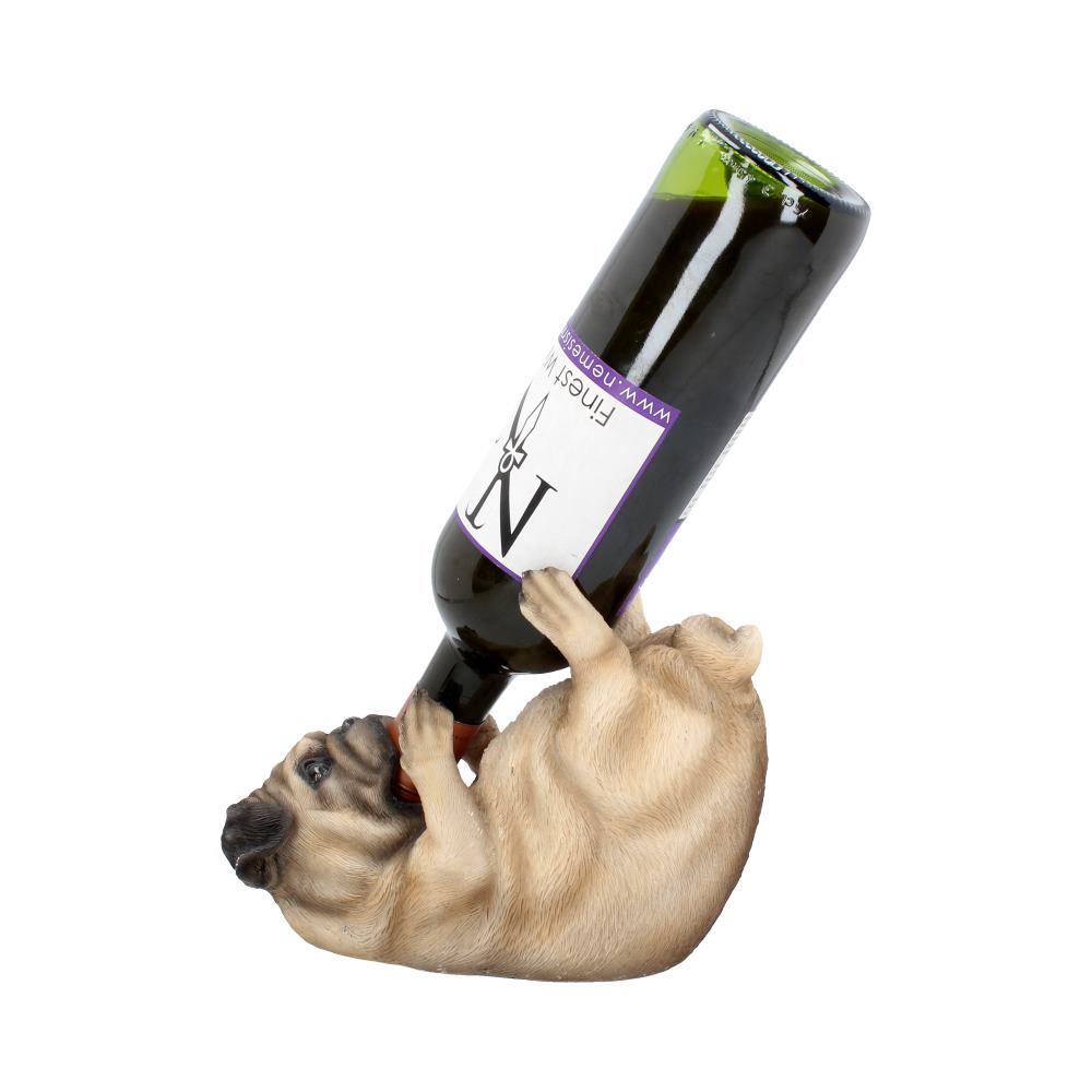 Pug Dog Guzzler Wine Bottle Holder