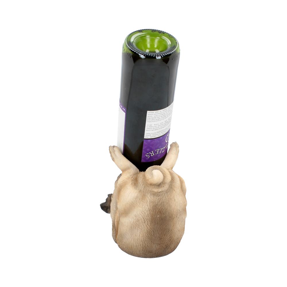 Pug Dog Guzzler Wine Bottle Holder