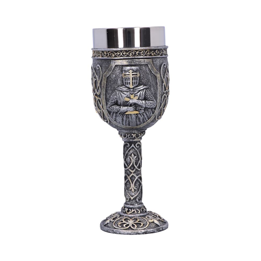 Armoured Medival Knight Soldier Goblet 19cm