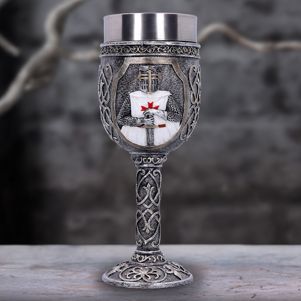 Templars Medieval Knight Goblet 19cm