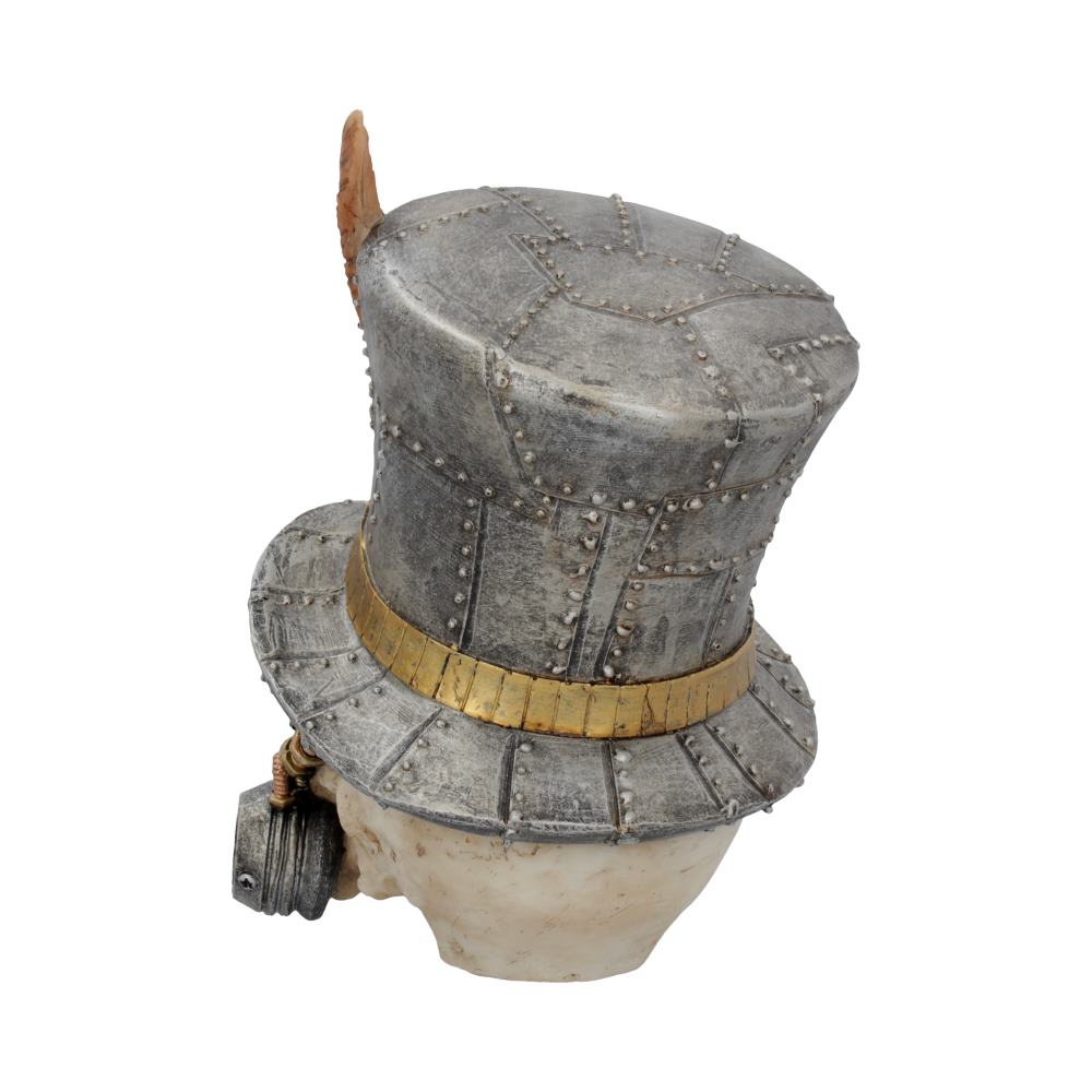 Count Archibald Steampunk Top Hat Skull 19.5cm