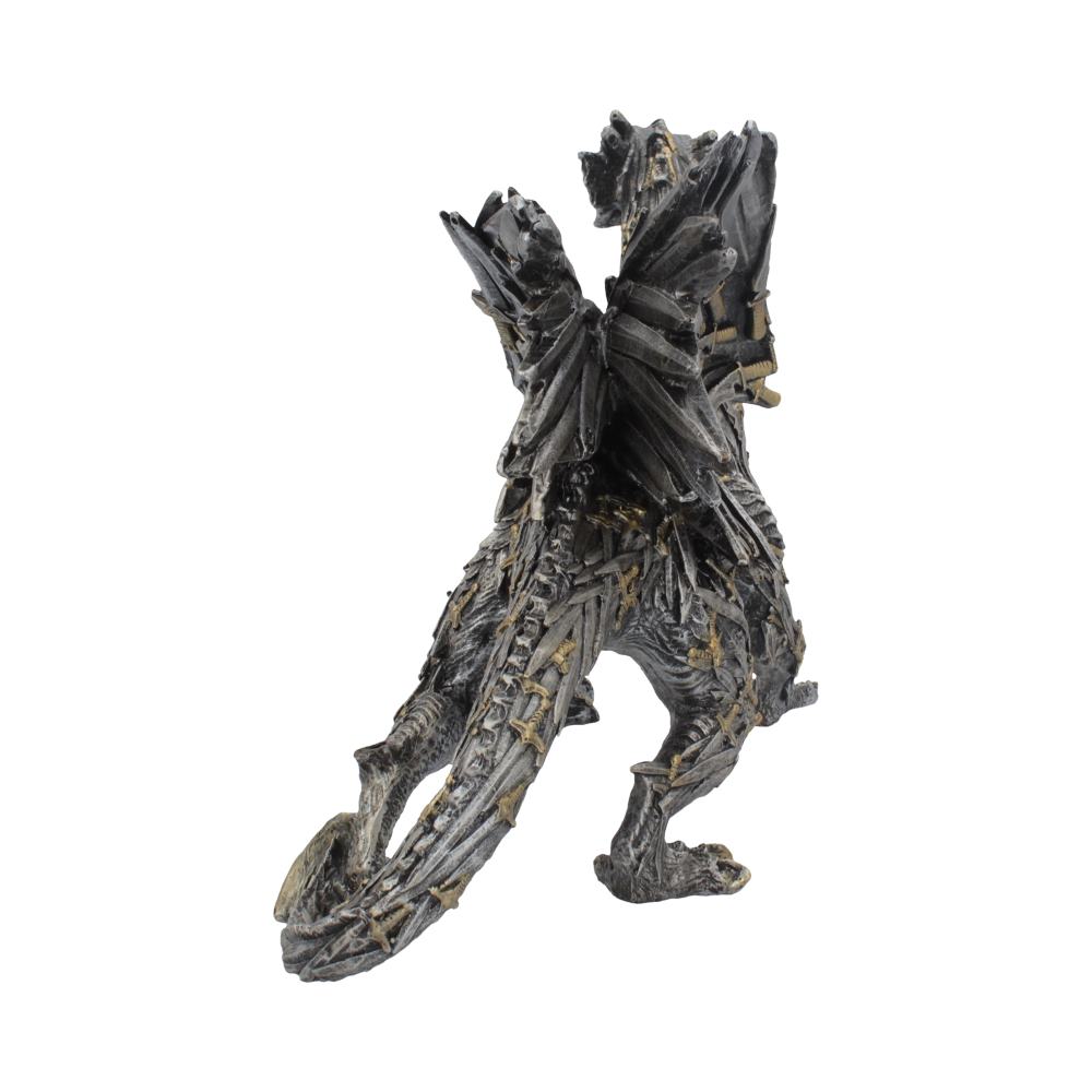 Swordwing Dragon Figure Forged From The Blades Of Enemies 29.5cm