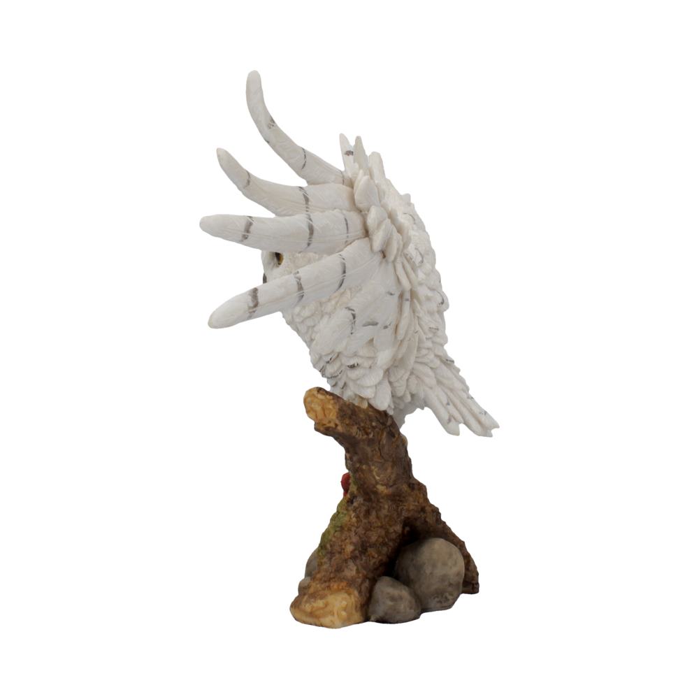Snowy Rest Beautiful Snowy Owl Figure 38cm