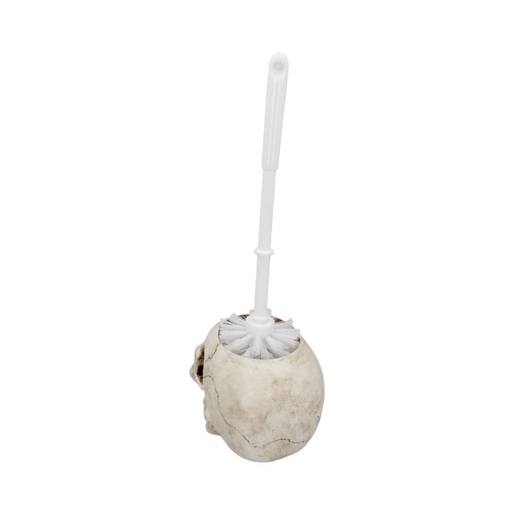 Brush with Death  Skull Toilet Brush Holder 16.4cm
