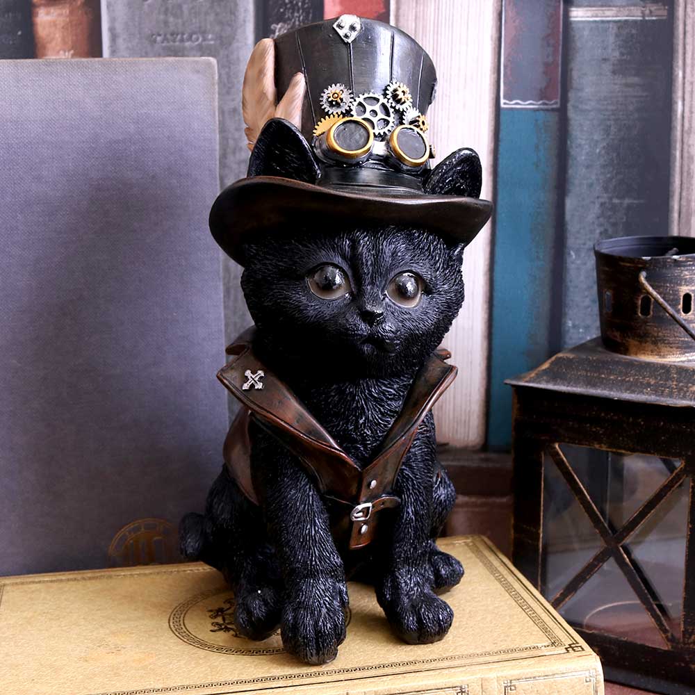 Cogsmiths Adorable Steampunk Cat 18.5cm