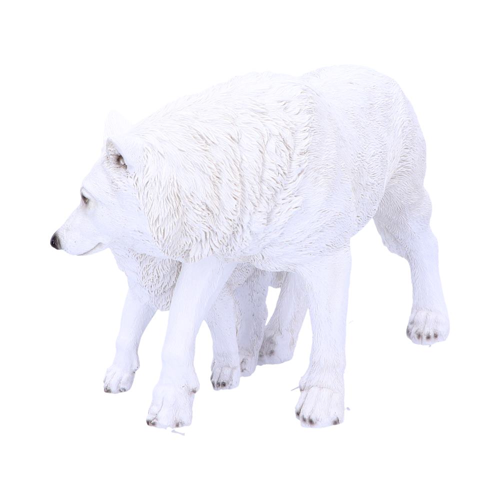Winter Offspring Mother and Wolf Pup Ornament
