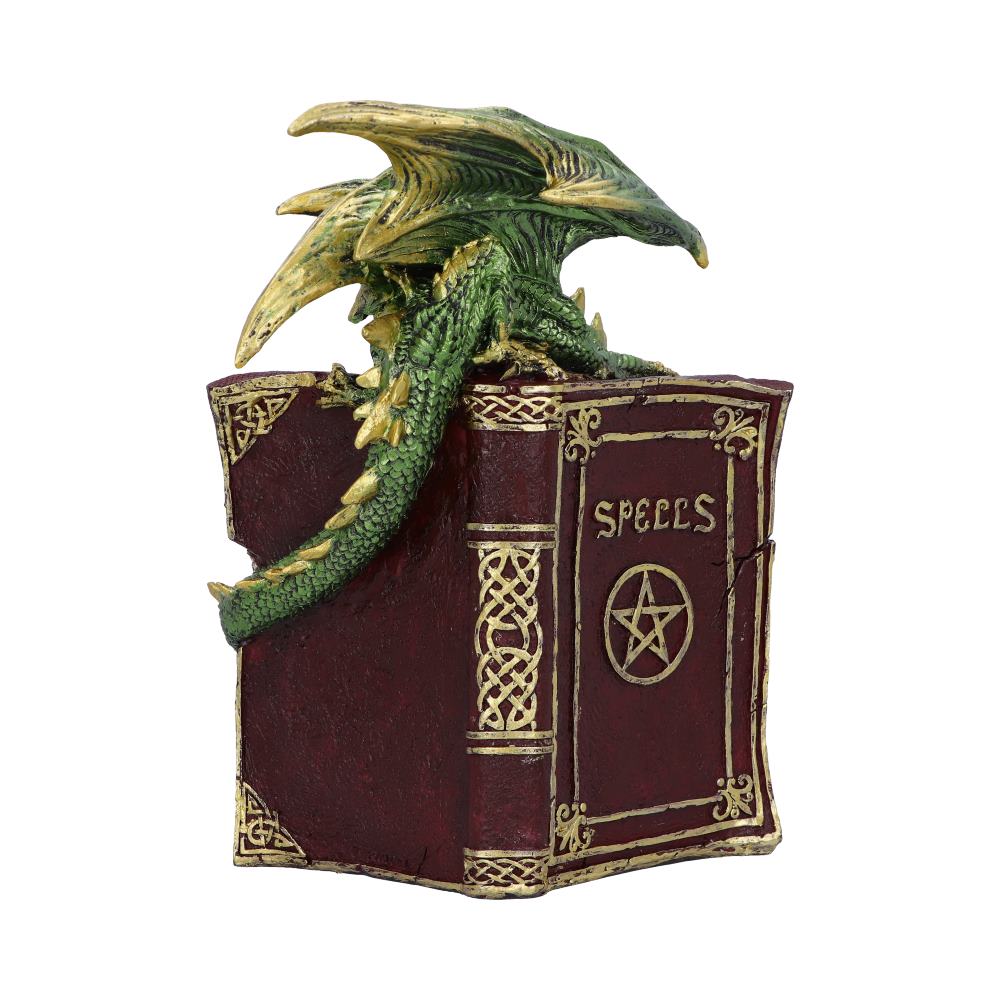 Hoard Finders Dragon with Book Crystal Figurine