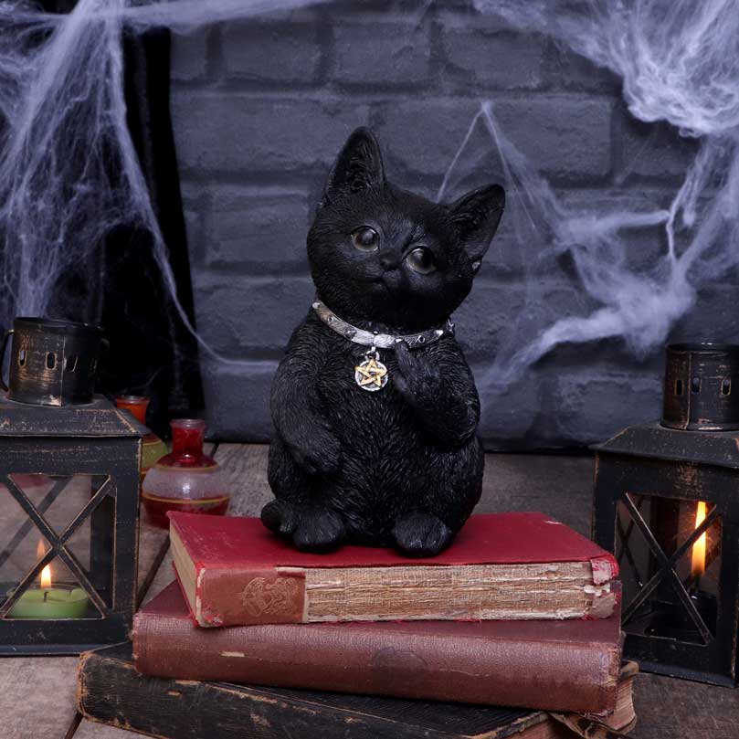 Cattitude Black Cat Figurine 16.5cm