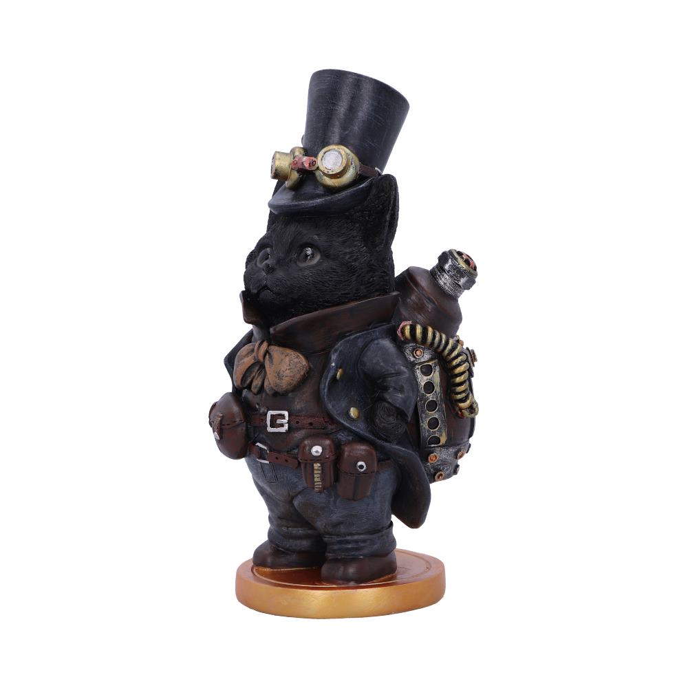 Steampunk Cat Figurine 19.5cm