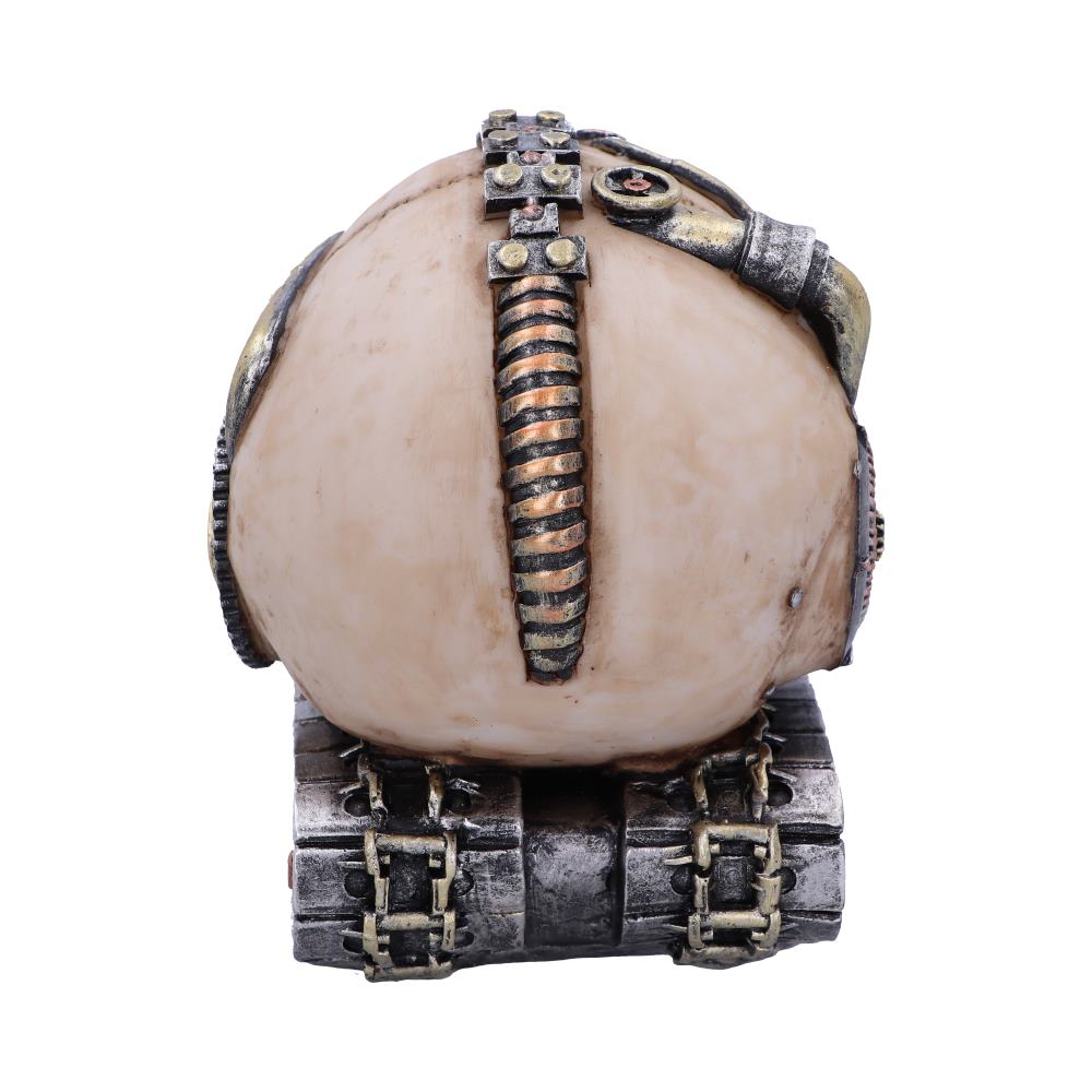 Techno Tank Steampunk Skull 16cm