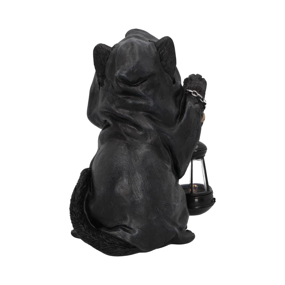 Reapers Feline Lantern Grim Reaper Cat Figurine 18.5cm