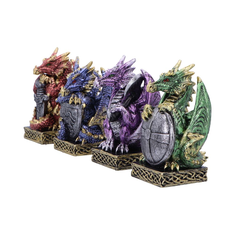 Defend the Hoard Dragon Protector Figurines (Set of 4) 10cm