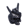 Horns Up Rocking Skull Ornament