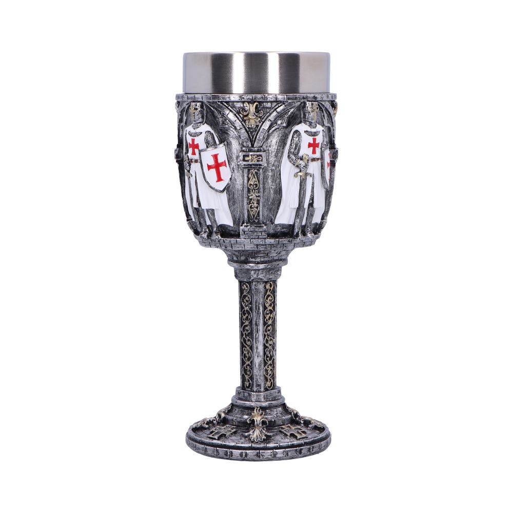 Valiant Medieval Knight Architectural Goblet