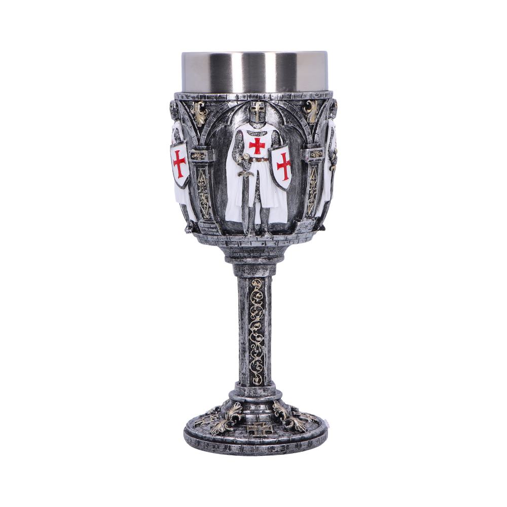 Valiant Medieval Knight Architectural Goblet