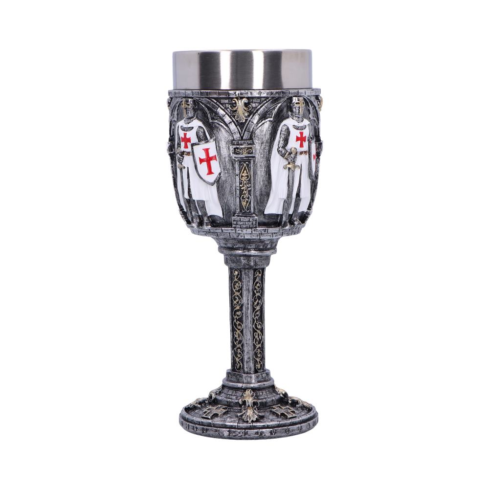 Valiant Medieval Knight Architectural Goblet