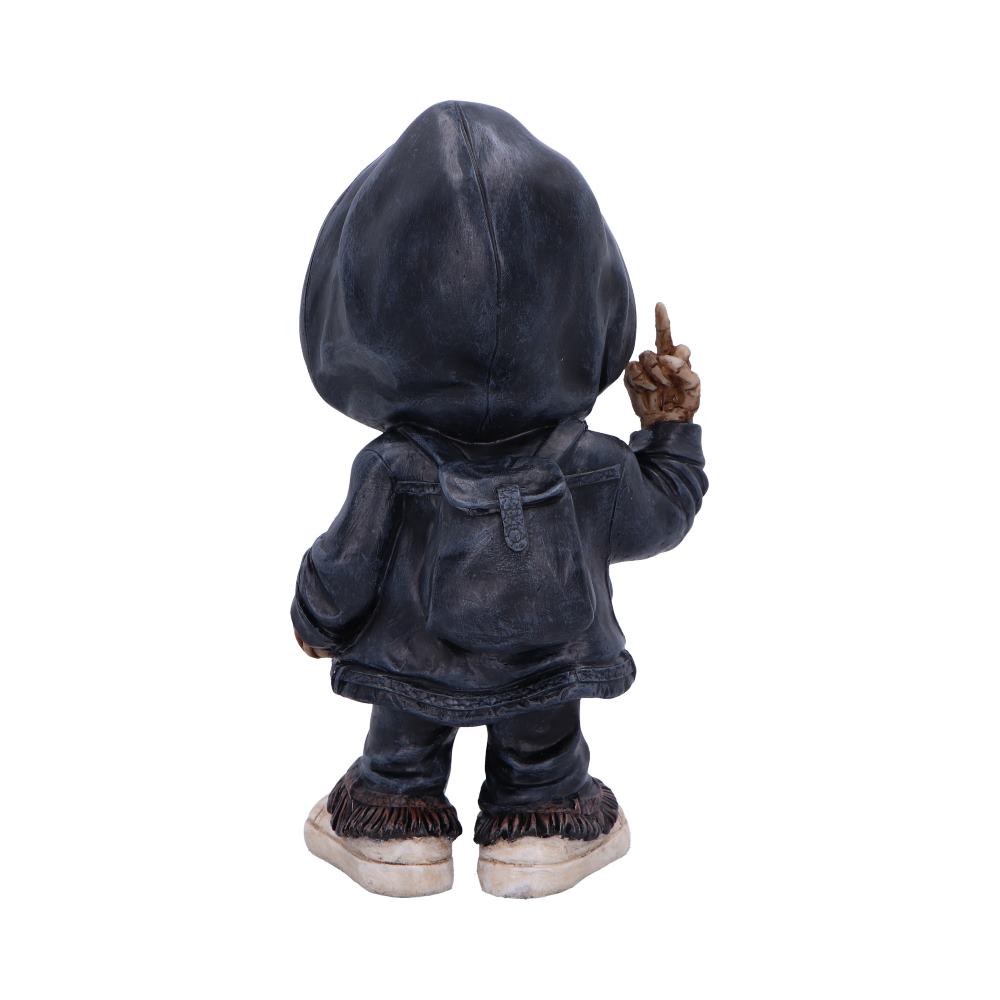 Flip the Bird  A Bold and Rebellious Street Art Inspired Reaper Figurine