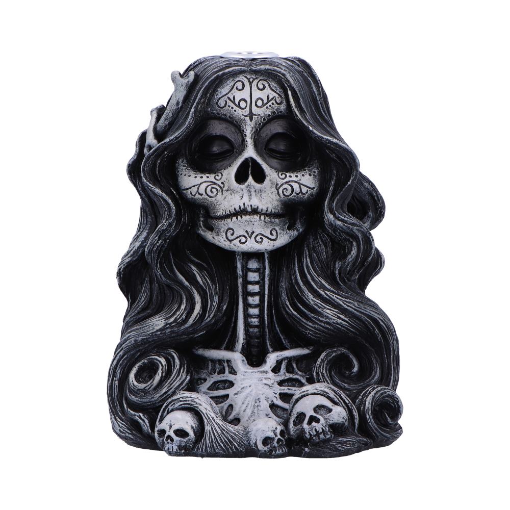 Calavera's Offering Gothic Day of the Dead Inspired Backflow Incense Burner