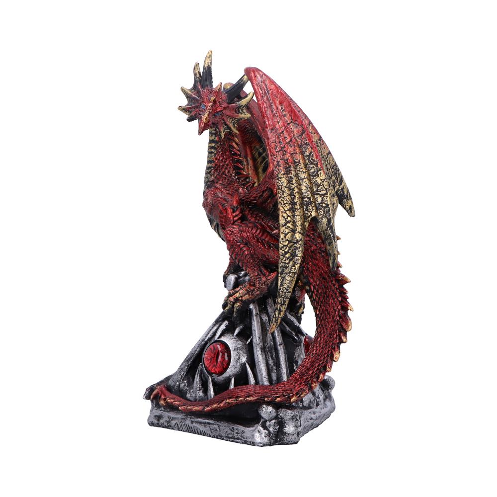Guardians Gaze  The Fierce Flame Dragon Sentinel Figurine