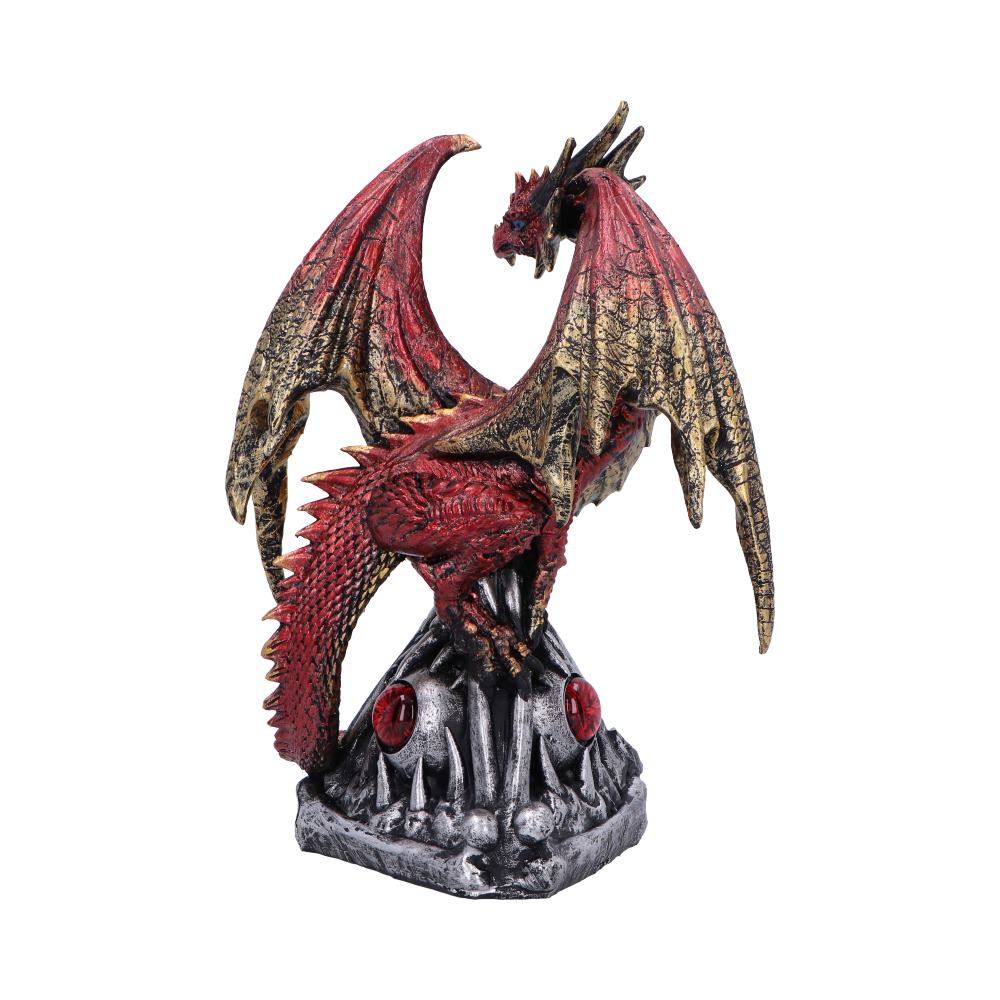Guardians Gaze  The Fierce Flame Dragon Sentinel Figurine