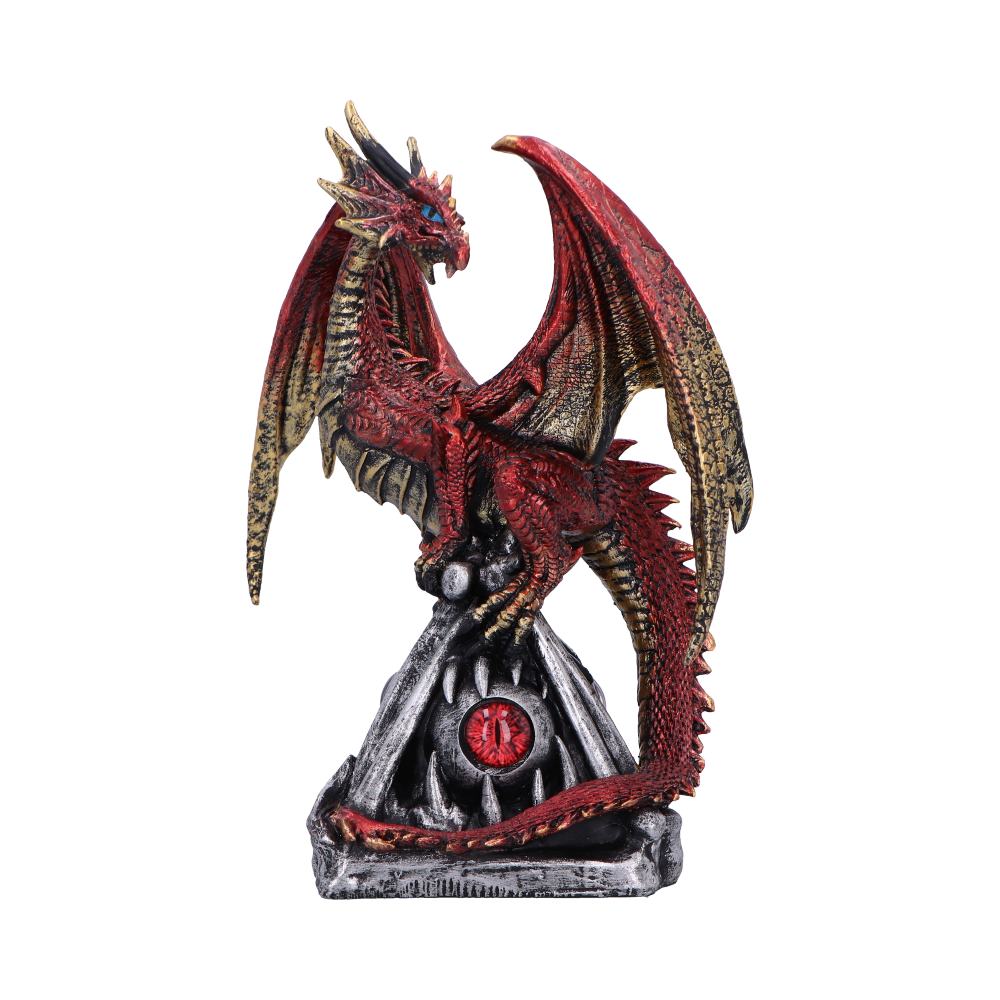Guardians Gaze  The Fierce Flame Dragon Sentinel Figurine
