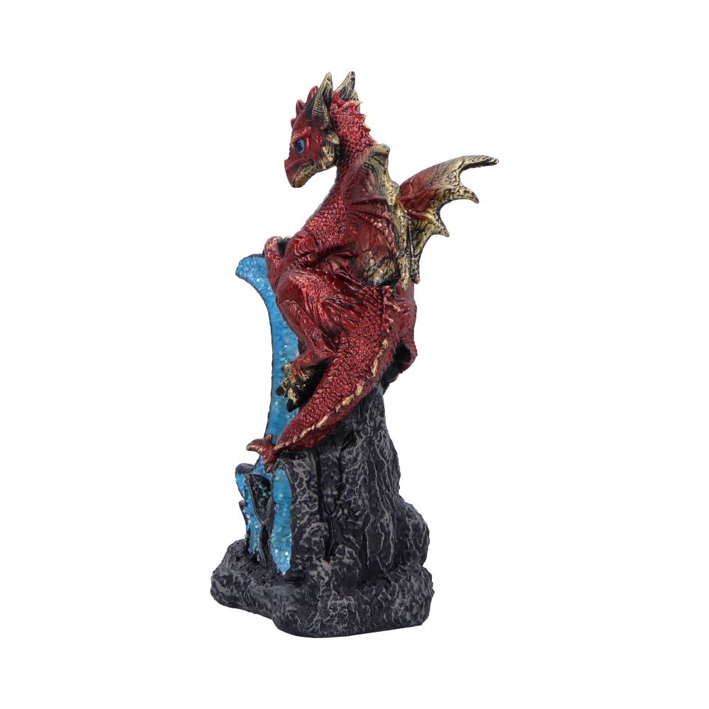Lunar Perch Decorative Dragon Resin Figurine