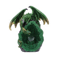 Emerald Overseer Dragon Decorative Resin Figurine
