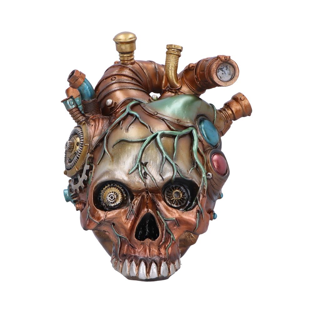 Cardiac Cranium Steampunk Skull 17.5cm