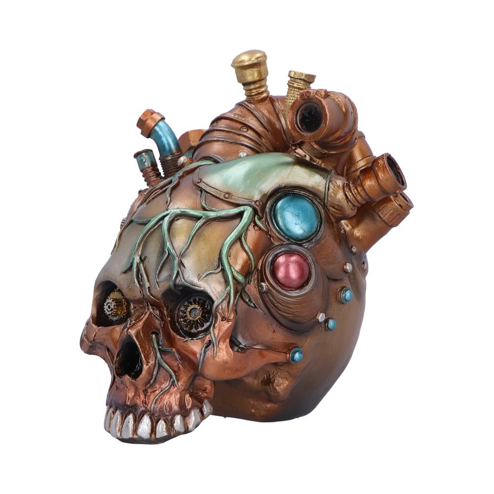 Cardiac Cranium Steampunk Skull 17.5cm