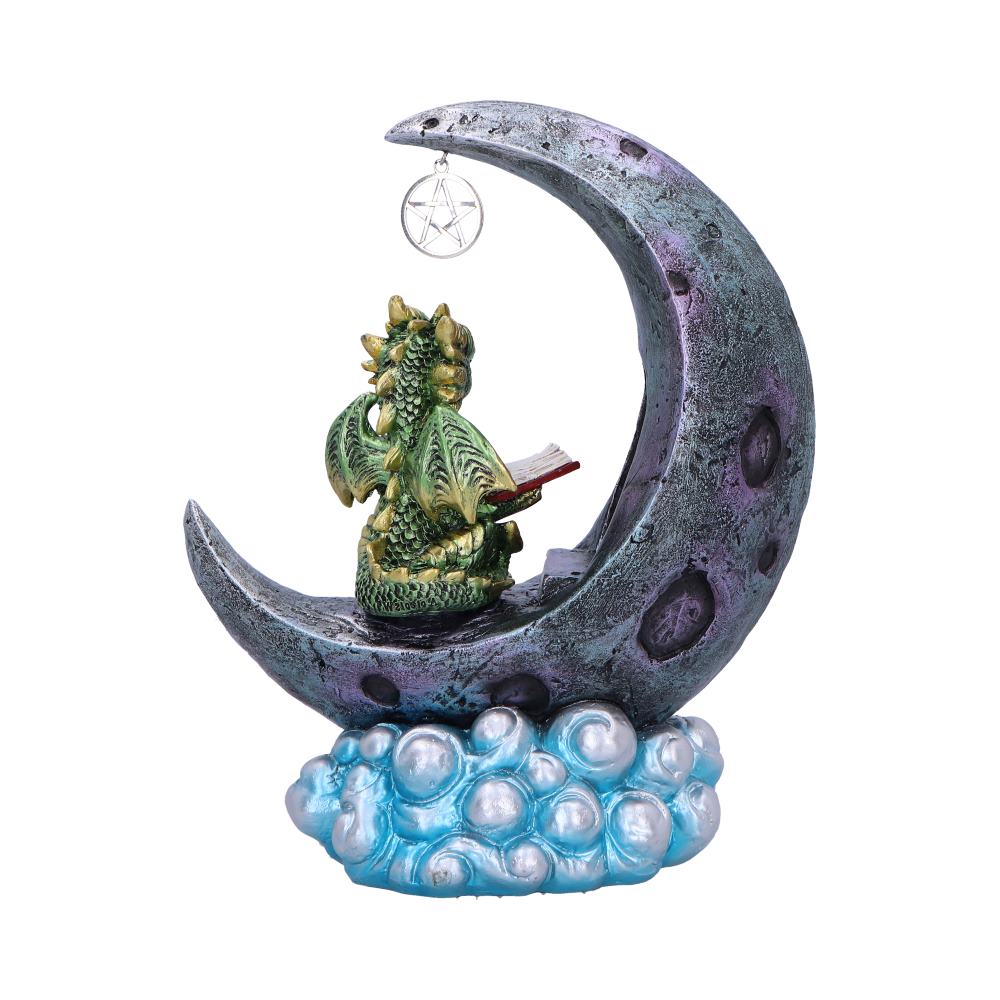 Moonbound Scholar LED Dragon Figurine 21.2cm