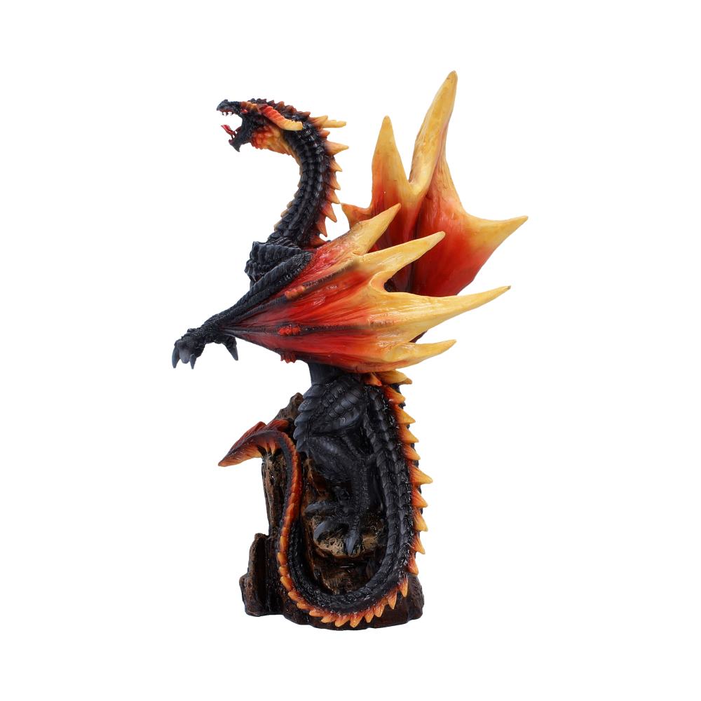 Obsidian Inferno Dragon Figurine 23.7cm