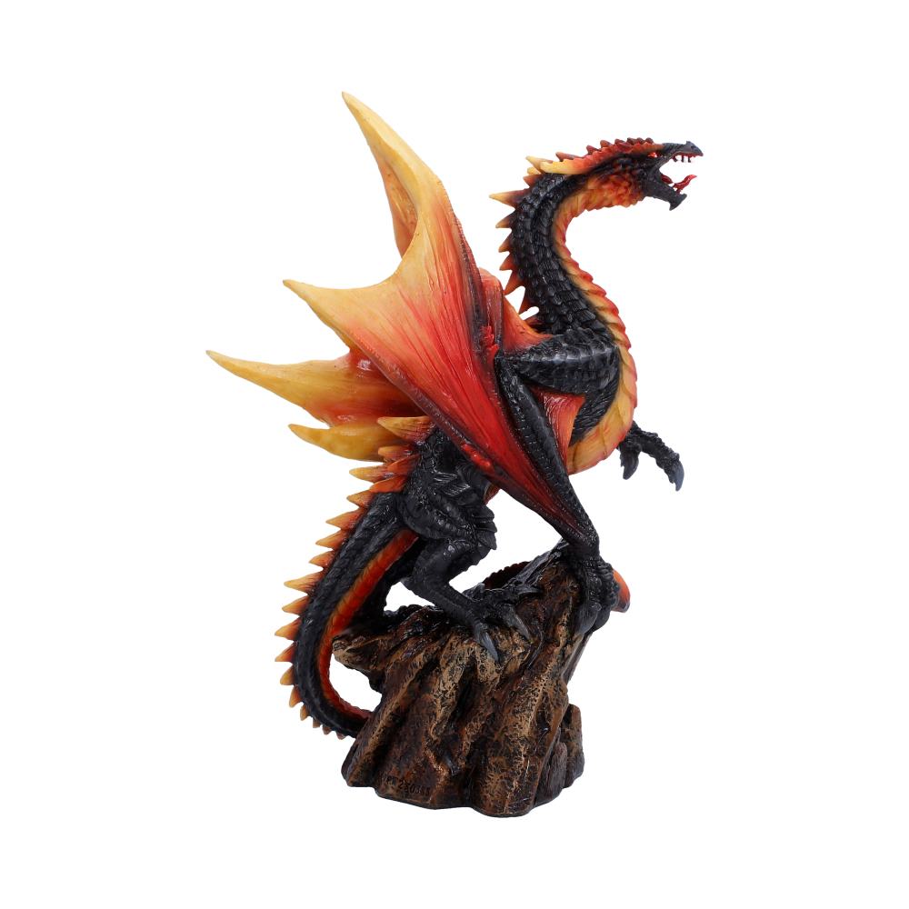 Obsidian Inferno Dragon Figurine 23.7cm