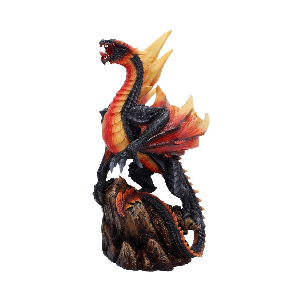 Obsidian Inferno Dragon Figurine 23.7cm